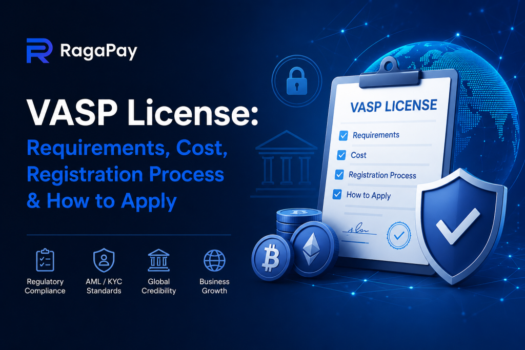 VASP License guide showing requirements, cost, registration process, compliance standards, and application steps for virtual asset service providers.
