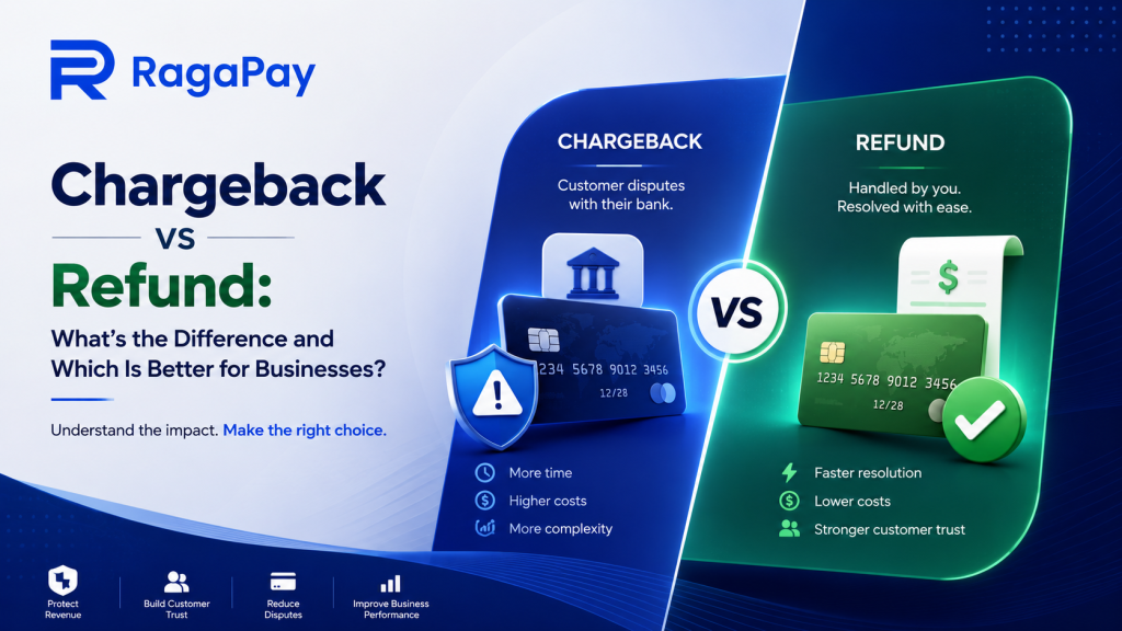 Chargeback vs Refund explained for businesses managing online payments